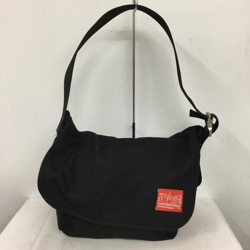 マンハッタンポーテージ Manhattan Portage メッセンジャーバッグ メッセンジャーバッグ ショルダーバッグ ロゴ、文字 黒 / ブラック / black メンズ USED 古着 中古 10158373