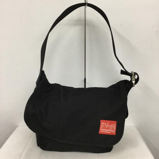 マンハッタンポーテージ Manhattan Portage メッセンジャーバッグ メッセンジャーバッグ ショルダーバッグ ロゴ、文字 黒 / ブラック / black メンズ USED 古着 中古 10158373