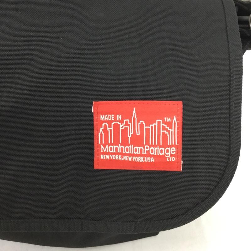 マンハッタンポーテージ Manhattan Portage メッセンジャーバッグ メッセンジャーバッグ ショルダーバッグ ロゴ、文字 黒 / ブラック / black メンズ USED 古着 中古 10158373
