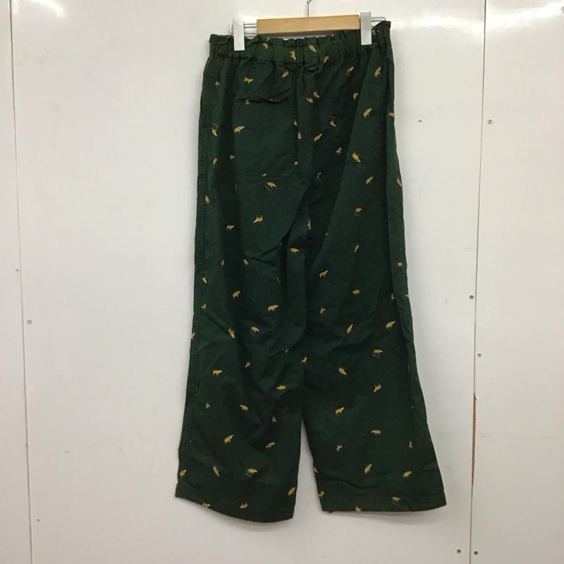 ニコアンド niko and... パンツ ワークパンツ、ペインターパンツ S221L08AD FREE 総柄 緑 / グリーン / green レディース USED 古着 中古 10158378