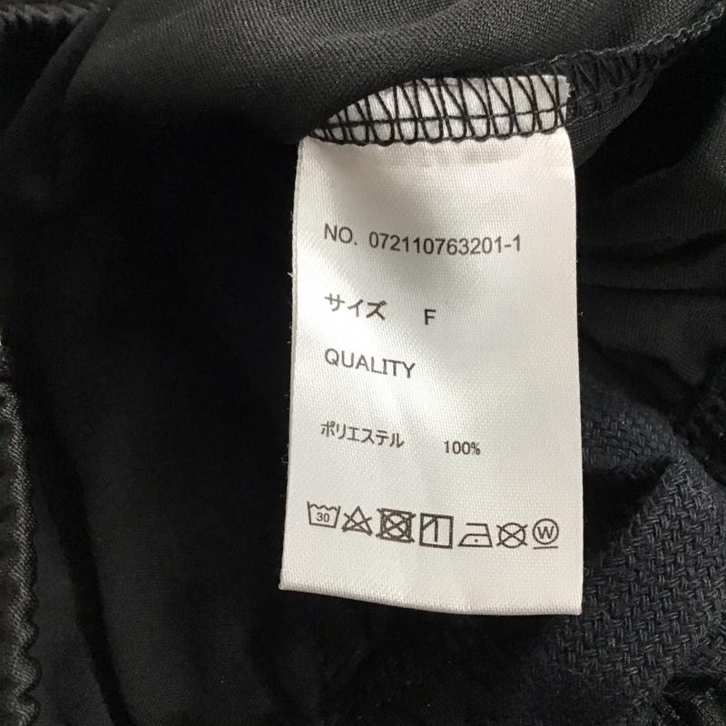 ジェイダ GYDA ボトムス ボトムス 072110763201 DCロゴラインスリットパンツ FREE ロゴ、文字 黒 / ブラック / black レディース USED 古着 中古 10158380