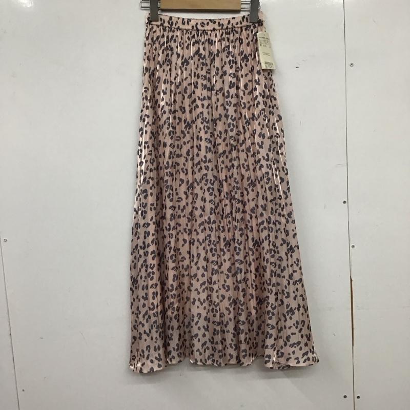 リエンダ rienda スカート ロングスカート FREE ヒョウ柄・レオパード柄 桃 / ピンク / pink レディース USED 古着 中古 10158384