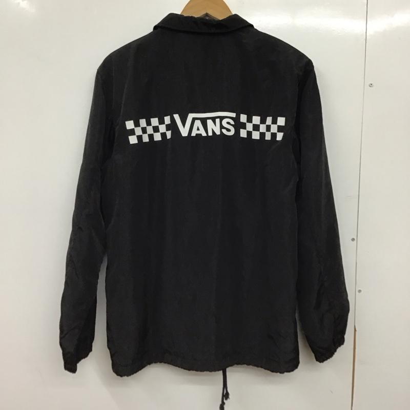 バンズ VANS ジャケット、上着 ジャンパー、ブルゾン ナイロンジャケット コーチジャケット アウター XL ロゴ、文字 黒 / ブラック / black メンズ USED 古着 中古 10158385
