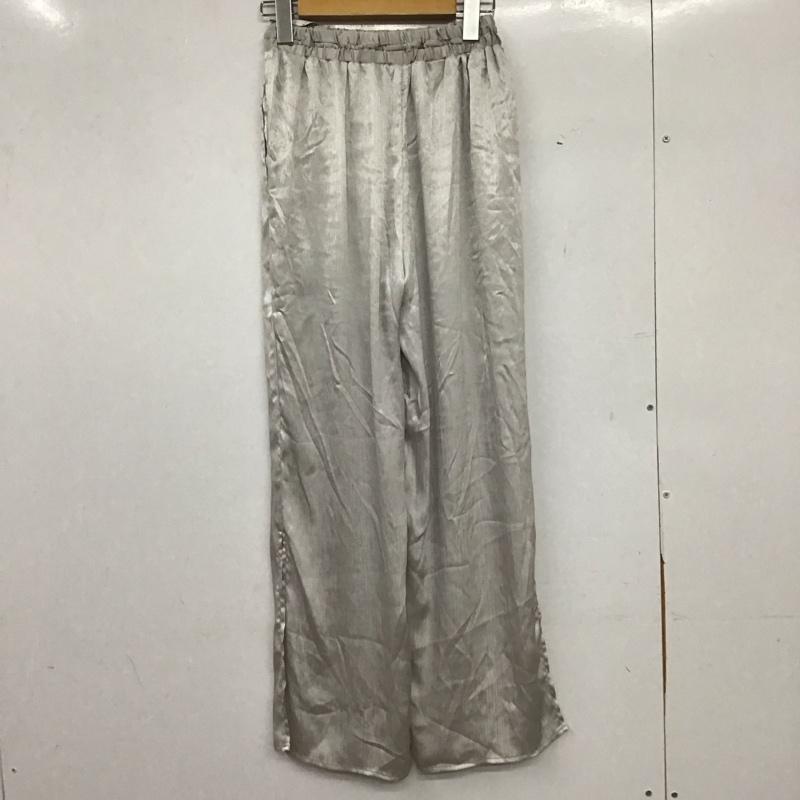 ジェイダ GYDA ボトムス ボトムス 072130731801 サテンリラックスパンツ FREE 無地 灰 / グレー / gray レディース USED 古着 中古 10158389