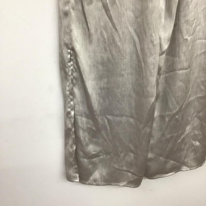 ジェイダ GYDA ボトムス ボトムス 072130731801 サテンリラックスパンツ FREE 無地 灰 / グレー / gray レディース USED 古着 中古 10158389