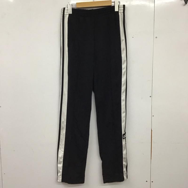 アディダス adidas パンツ ワークパンツ、ペインターパンツ トラックパンツ ジャージ L 無地 黒 / ブラック / black レディース USED 古着 中古 10158391