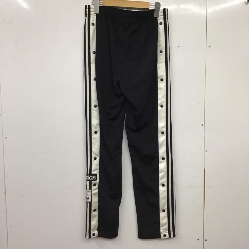 アディダス adidas パンツ ワークパンツ、ペインターパンツ トラックパンツ ジャージ L 無地 黒 / ブラック / black レディース USED 古着 中古 10158391