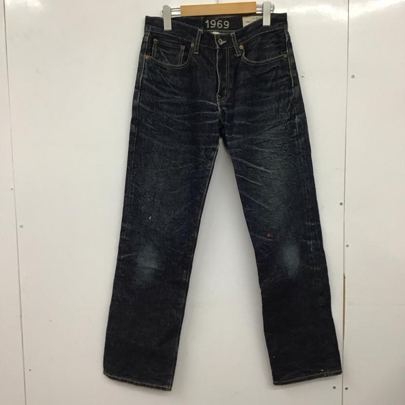 ギャップ GAP パンツ デニム、ジーンズ デニムパンツ スリムパンツ カジュアルパンツ 31インチ ダメージ加工 インディゴ / インディゴ / Indigo メンズ USED 古着 中古 10158392