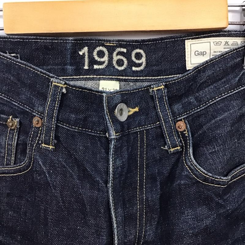 ギャップ GAP パンツ デニム、ジーンズ デニムパンツ スリムパンツ カジュアルパンツ 31インチ ダメージ加工 インディゴ / インディゴ / Indigo メンズ USED 古着 中古 10158392