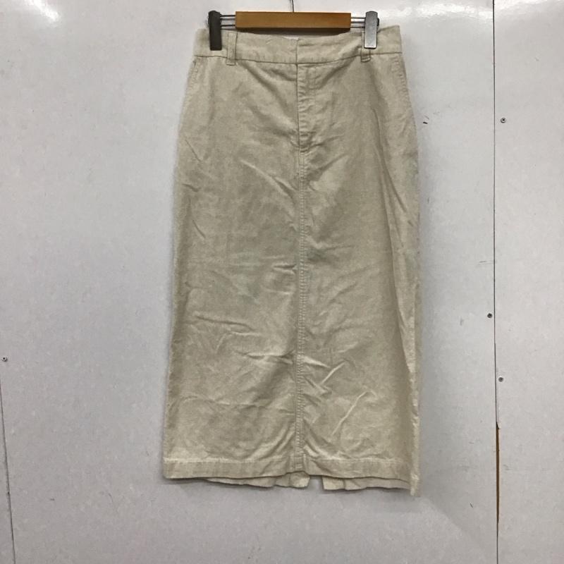ローリーズファーム LOWRYS FARM スカート ひざ丈スカート L 無地 オフホワイト / オフホワイト / レディース USED 古着 中古 10158395