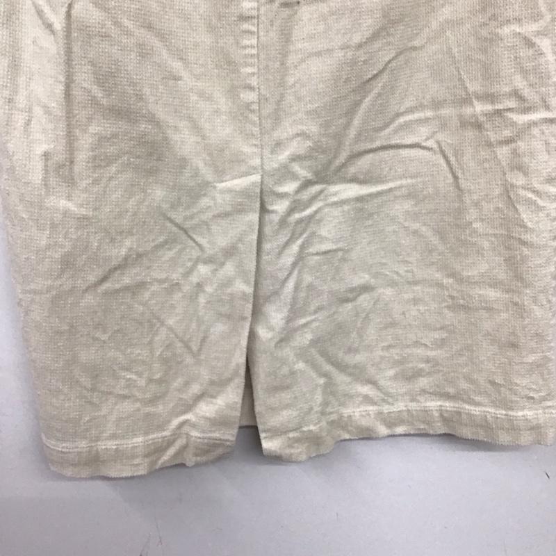 ローリーズファーム LOWRYS FARM スカート ひざ丈スカート L 無地 オフホワイト / オフホワイト / レディース USED 古着 中古 10158395