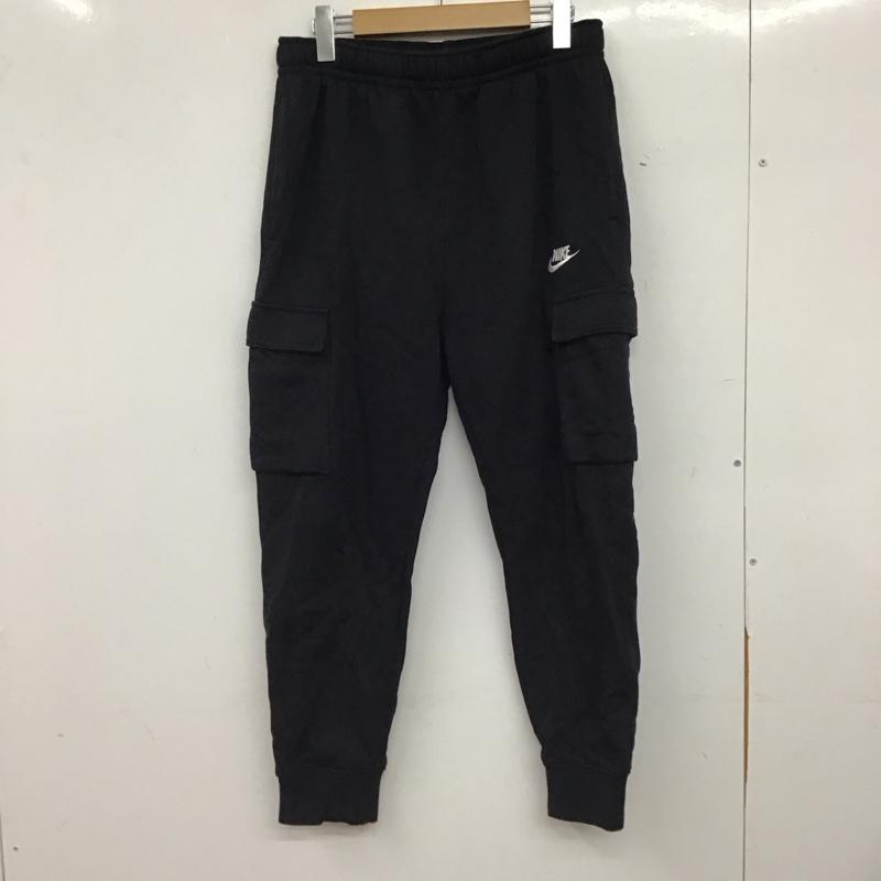 ナイキ NIKE パンツ ワークパンツ、ペインターパンツ スウェットパンツ ワイドパンツ カジュアルパンツ M ロゴ、文字 黒 / ブラック / black メンズ USED 古着 中古 10158398