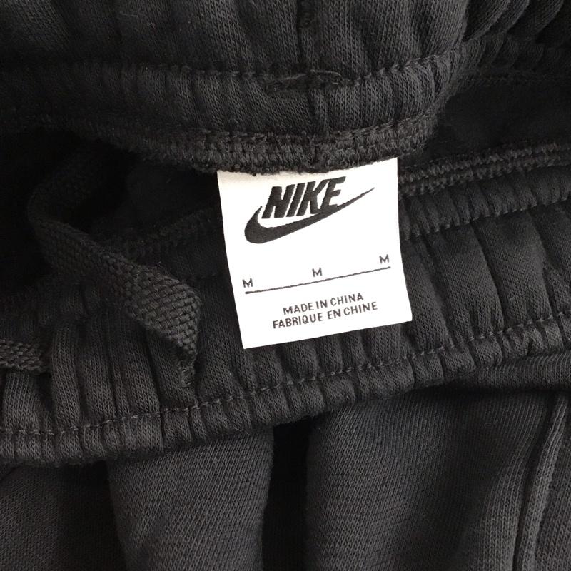ナイキ NIKE パンツ ワークパンツ、ペインターパンツ スウェットパンツ ワイドパンツ カジュアルパンツ M ロゴ、文字 黒 / ブラック / black メンズ USED 古着 中古 10158398