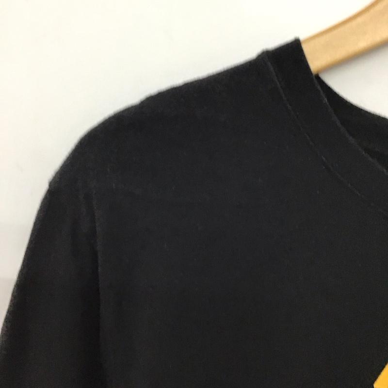 チャムス CHUMS Tシャツ 半袖 半袖カットソー プリントTシャツ クルーネックカットソー L ロゴ、文字 黒 / ブラック / black メンズ USED 古着 中古 10158401