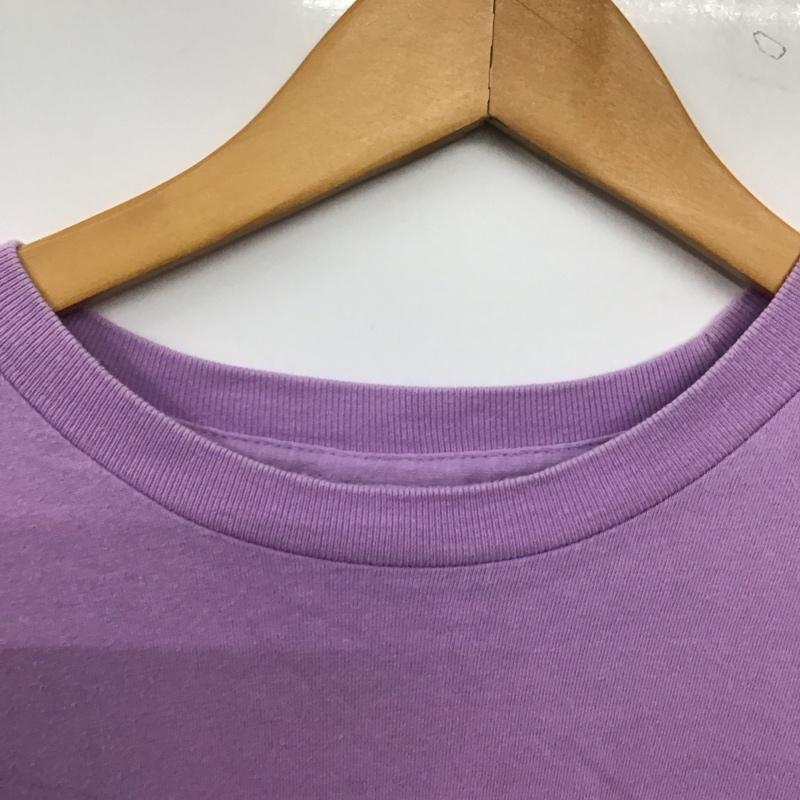 エックスガール X-girl Tシャツ 半袖 2 ロゴ、文字 紫 / パープル / purple レディース USED 古着 中古 10158402