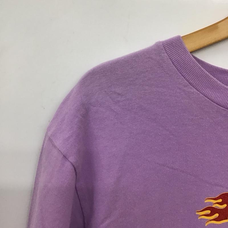 エックスガール X-girl Tシャツ 半袖 2 ロゴ、文字 紫 / パープル / purple レディース USED 古着 中古 10158402