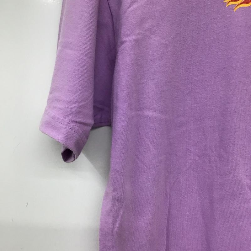 エックスガール X-girl Tシャツ 半袖 2 ロゴ、文字 紫 / パープル / purple レディース USED 古着 中古 10158402