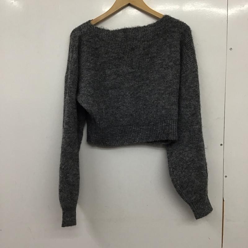 チコ CHICO ニット、セーター 長袖 FREE 無地 灰 / グレー / gray レディース USED 古着 中古 10158403