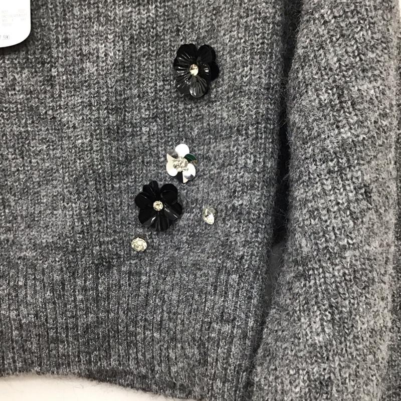 チコ CHICO ニット、セーター 長袖 FREE 無地 灰 / グレー / gray レディース USED 古着 中古 10158403