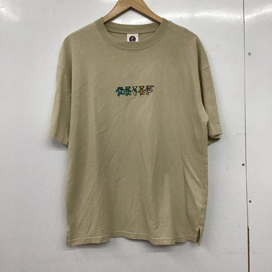 古着 USED Tシャツ 半袖 半袖カットソー プリントTシャツ クルーネックカットソー M 刺繍 ベージュ / ベージュ / beige メンズ USED 古着 中古 10158404