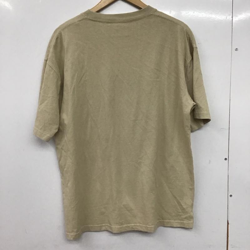 古着 USED Tシャツ 半袖 半袖カットソー プリントTシャツ クルーネックカットソー M 刺繍 ベージュ / ベージュ / beige メンズ USED 古着 中古 10158404