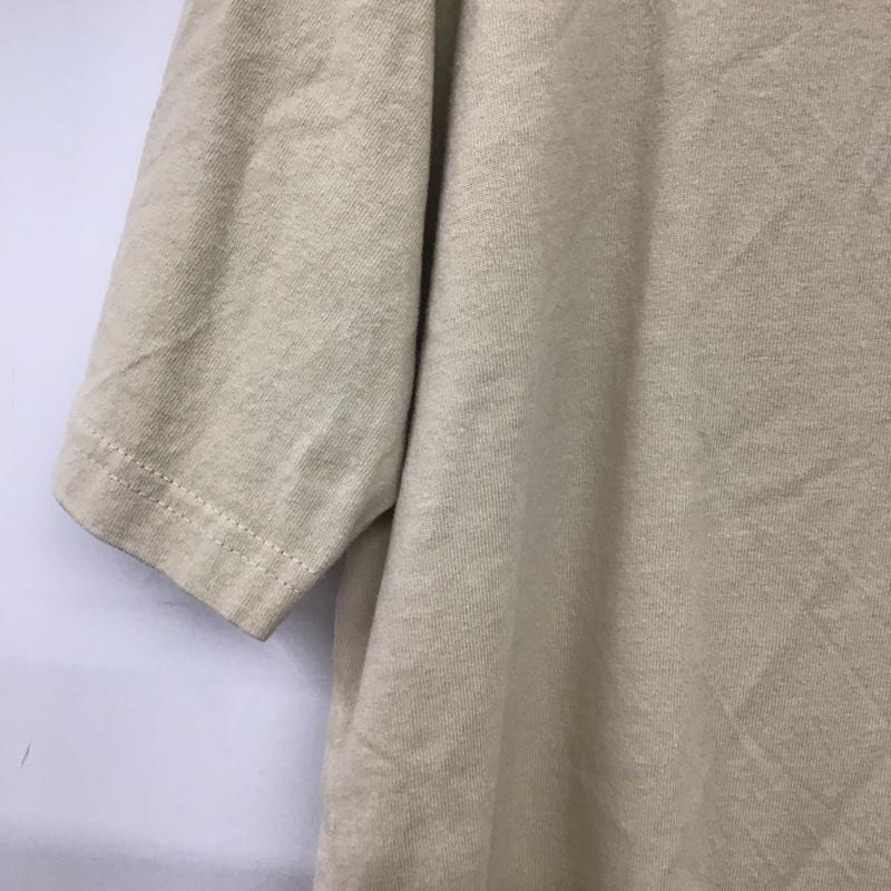 古着 USED Tシャツ 半袖 半袖カットソー プリントTシャツ クルーネックカットソー M 刺繍 ベージュ / ベージュ / beige メンズ USED 古着 中古 10158404