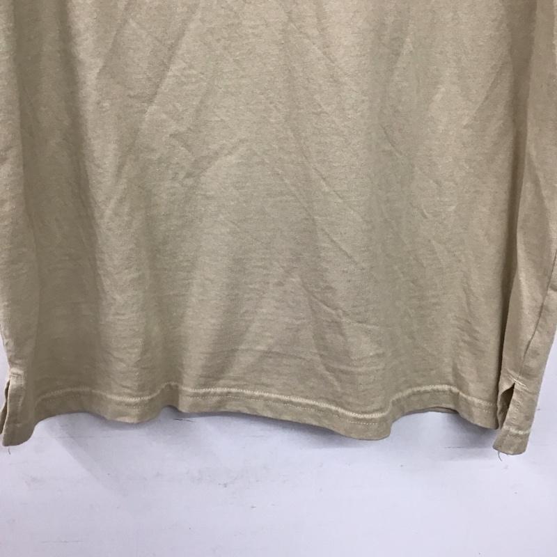 古着 USED Tシャツ 半袖 半袖カットソー プリントTシャツ クルーネックカットソー M 刺繍 ベージュ / ベージュ / beige メンズ USED 古着 中古 10158404