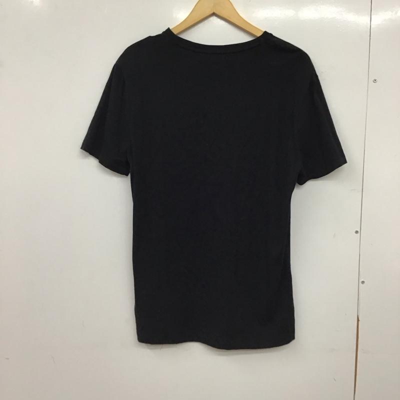 ポロラルフローレン POLO RALPH LAUREN Tシャツ 半袖 半袖カットソー プリントTシャツ Vネックカットソー M ロゴ、文字 黒 / ブラック / black メンズ USED 古着 中古 10158405
