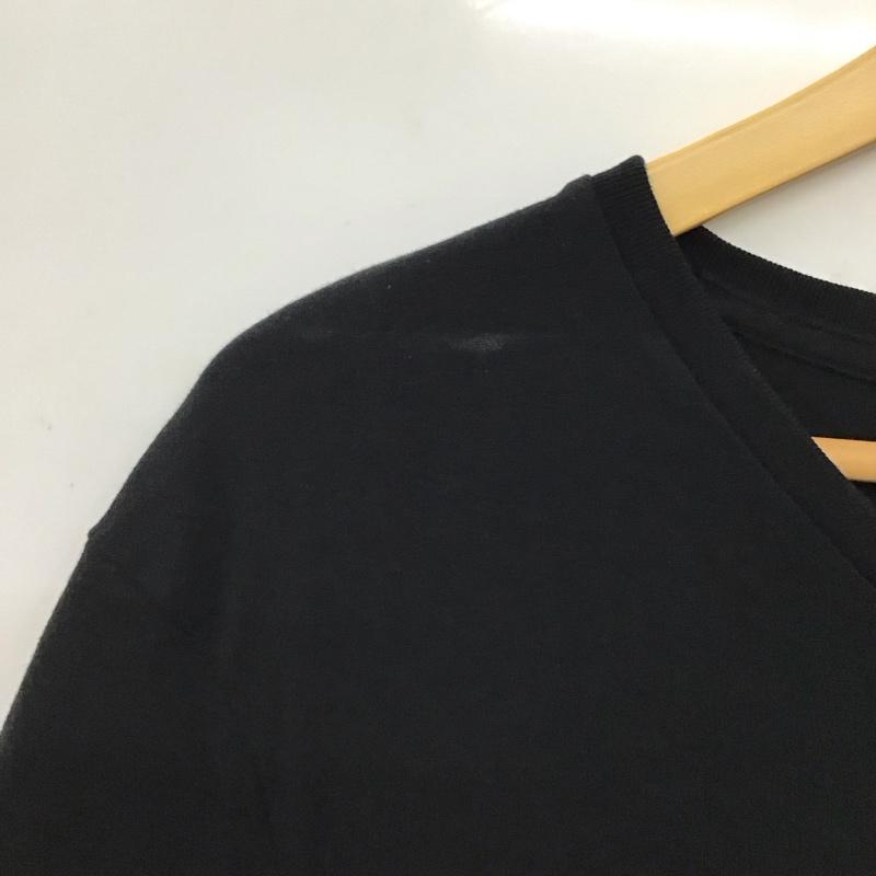 ポロラルフローレン POLO RALPH LAUREN Tシャツ 半袖 半袖カットソー プリントTシャツ Vネックカットソー M ロゴ、文字 黒 / ブラック / black メンズ USED 古着 中古 10158405