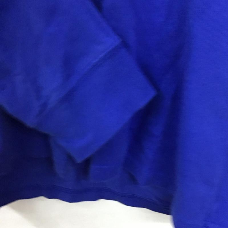 ナイキ NIKE カットソー 長袖 長袖カットソー プリントカットソー クルーネック XL ロゴ、文字 青 / ブルー / blue メンズ USED 古着 中古 10158406
