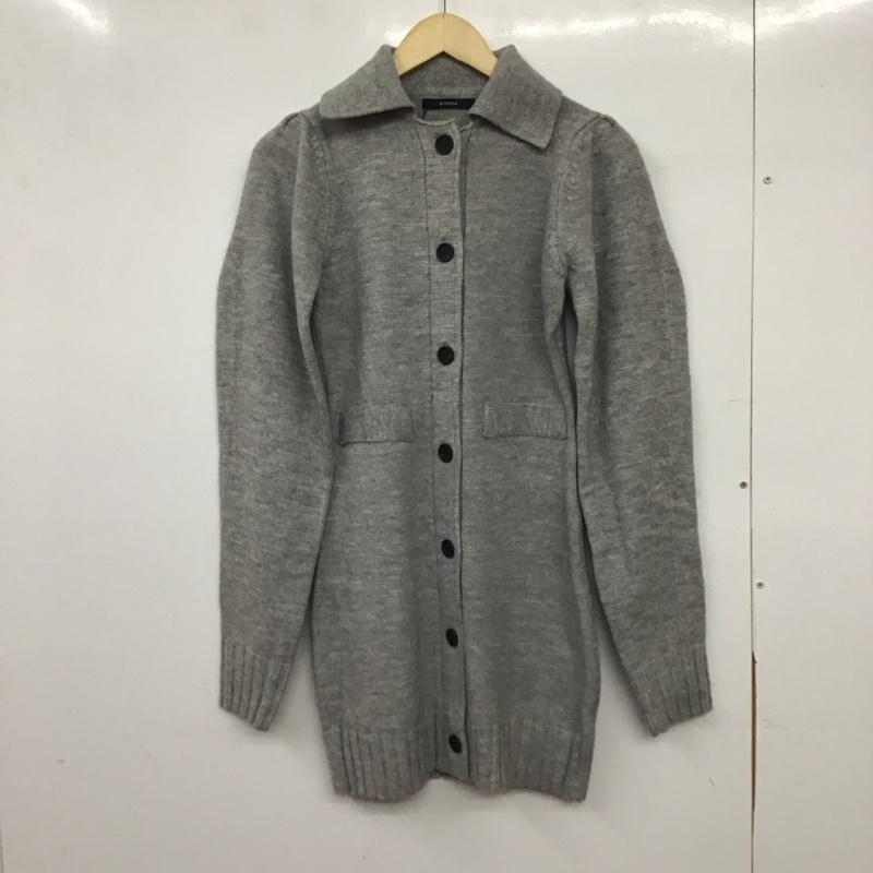 エモダ EMODA ワンピース ミニスカート 042450370401 シングルカラーミニマルワンピース タグ付 FREE 無地 灰 / グレー / gray レディース USED 古着 中古 10158408
