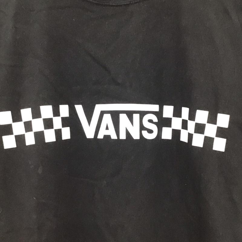 バンズ VANS Tシャツ 半袖 半袖カットソー プリントTシャツ クルーネックカットソー XL ロゴ、文字 黒 / ブラック / black メンズ USED 古着 中古 10158411