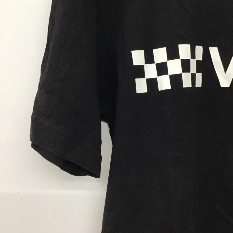 バンズ VANS Tシャツ 半袖 半袖カットソー プリントTシャツ クルーネックカットソー XL ロゴ、文字 黒 / ブラック / black メンズ USED 古着 中古 10158411