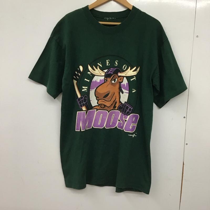 古着 USED Tシャツ 半袖 半袖カットソー プリントTシャツ クルーネックカットソー ロゴ、文字 緑 / グリーン / green メンズ USED 古着 中古 10158412