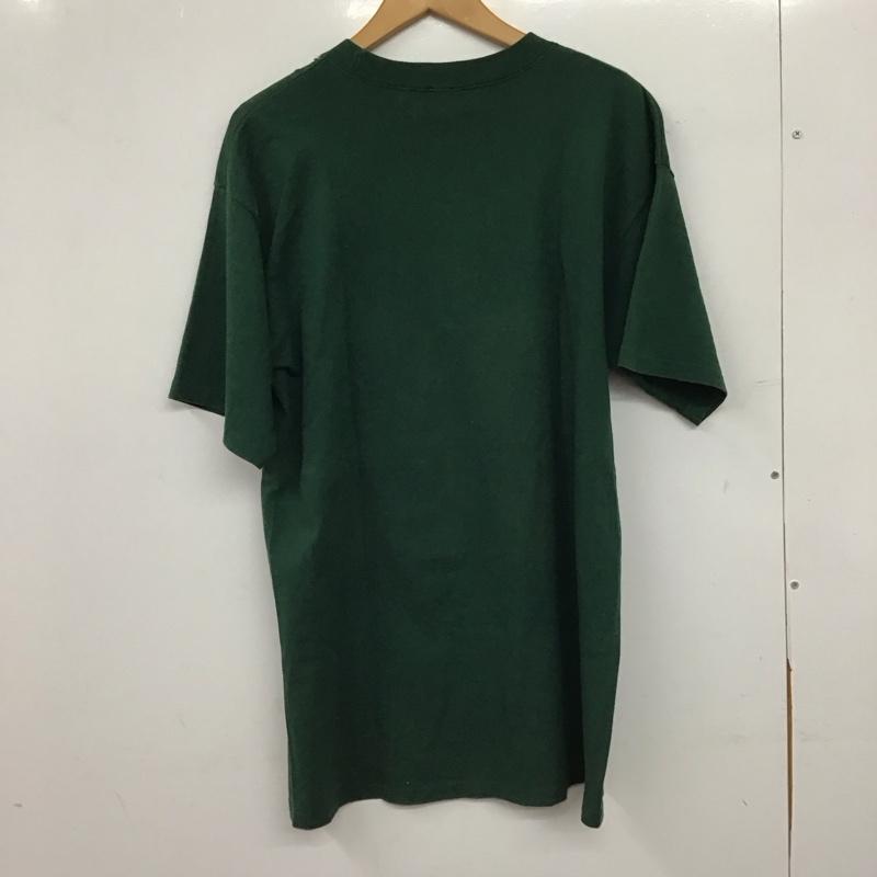 古着 USED Tシャツ 半袖 半袖カットソー プリントTシャツ クルーネックカットソー ロゴ、文字 緑 / グリーン / green メンズ USED 古着 中古 10158412