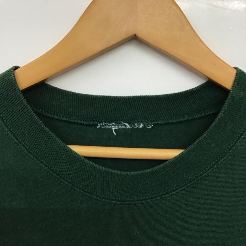 古着 USED Tシャツ 半袖 半袖カットソー プリントTシャツ クルーネックカットソー ロゴ、文字 緑 / グリーン / green メンズ USED 古着 中古 10158412