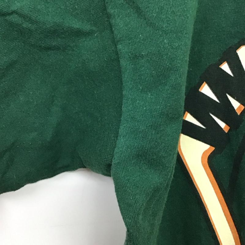 古着 USED Tシャツ 半袖 半袖カットソー プリントTシャツ クルーネックカットソー ロゴ、文字 緑 / グリーン / green メンズ USED 古着 中古 10158412