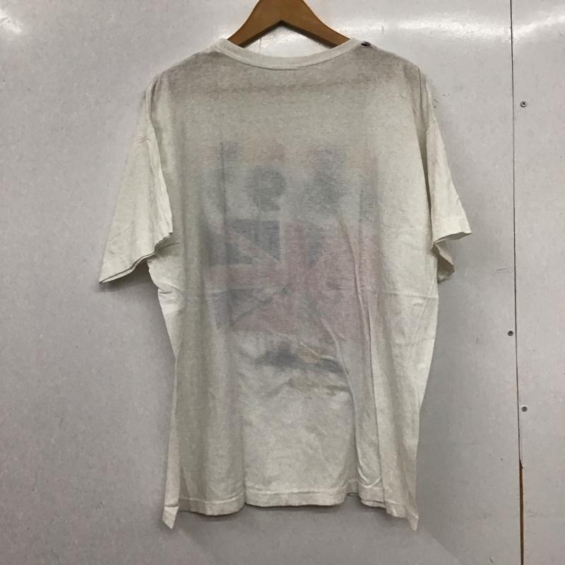 古着 USED Tシャツ 半袖 半袖カットソー プリントTシャツ クルーネックカットソー プリント 白 / ホワイト / white メンズ USED 古着 中古 10158413