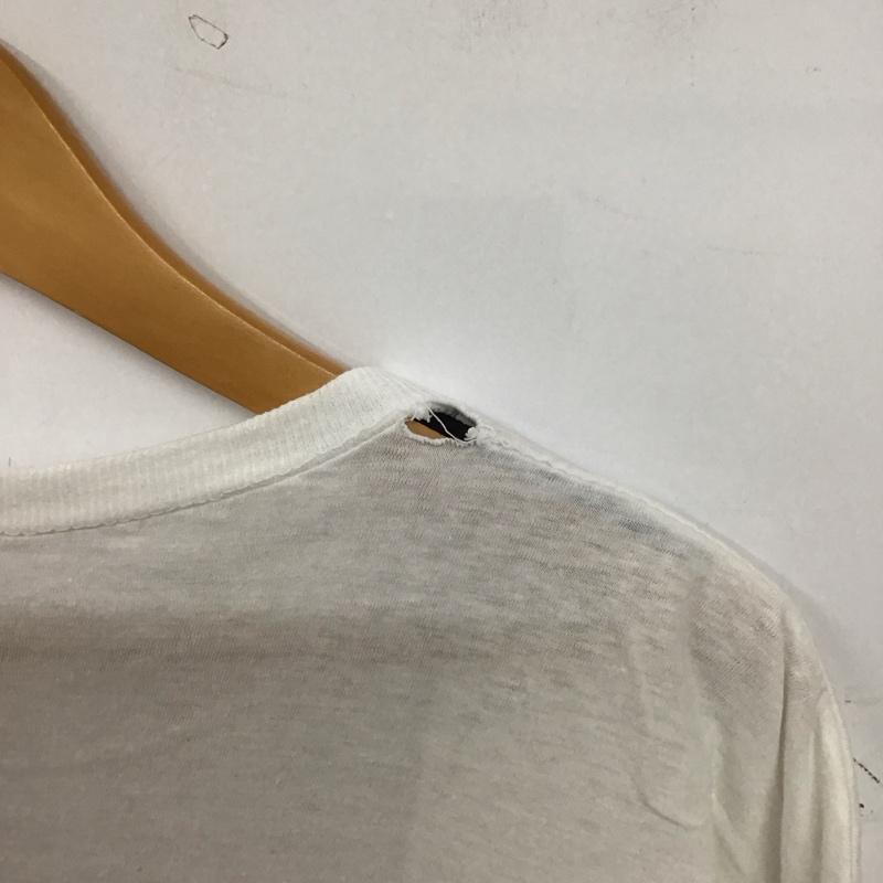 古着 USED Tシャツ 半袖 半袖カットソー プリントTシャツ クルーネックカットソー プリント 白 / ホワイト / white メンズ USED 古着 中古 10158413