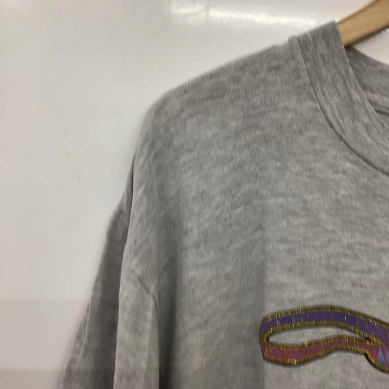 古着 USED Tシャツ 半袖 半袖カットソー プリントTシャツ クルーネックカットソー ロゴ、文字 灰 / グレー / gray メンズ USED 古着 中古 10158415
