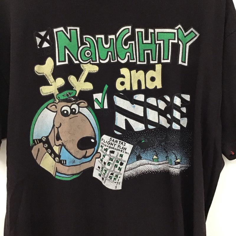 古着 USED Tシャツ 半袖 半袖カットソー プリントTシャツ クルーネックカットソー L プリント ダークグレー / ダークグレー / メンズ USED 古着 中古 10158416