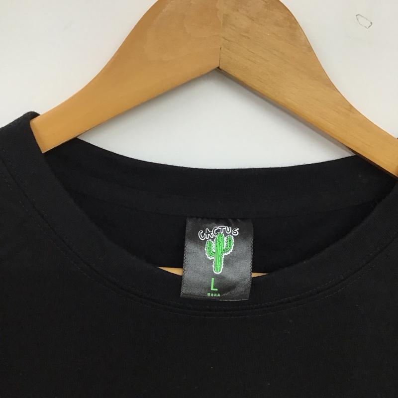 古着 USED Tシャツ 半袖 半袖カットソー プリントTシャツ クルーネックカットソー バンドTシャツ L ロゴ、文字 黒 / ブラック / black メンズ USED 古着 中古 10158418