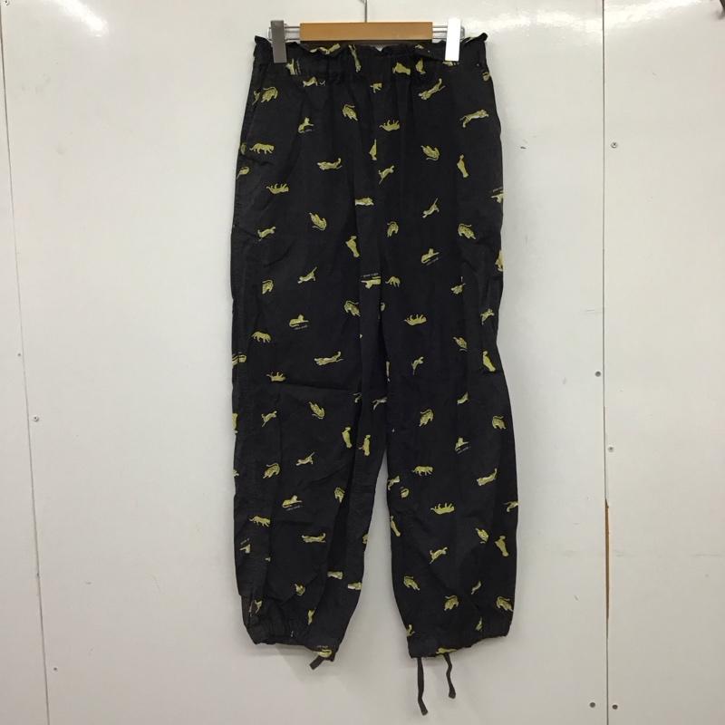 ニコアンド niko and... ボトムス ボトムス FREE 総柄 黒 / ブラック / black レディース USED 古着 中古 10158421