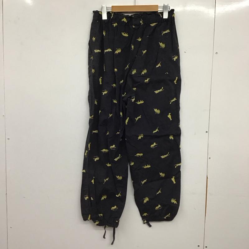 ニコアンド niko and... ボトムス ボトムス FREE 総柄 黒 / ブラック / black レディース USED 古着 中古 10158421
