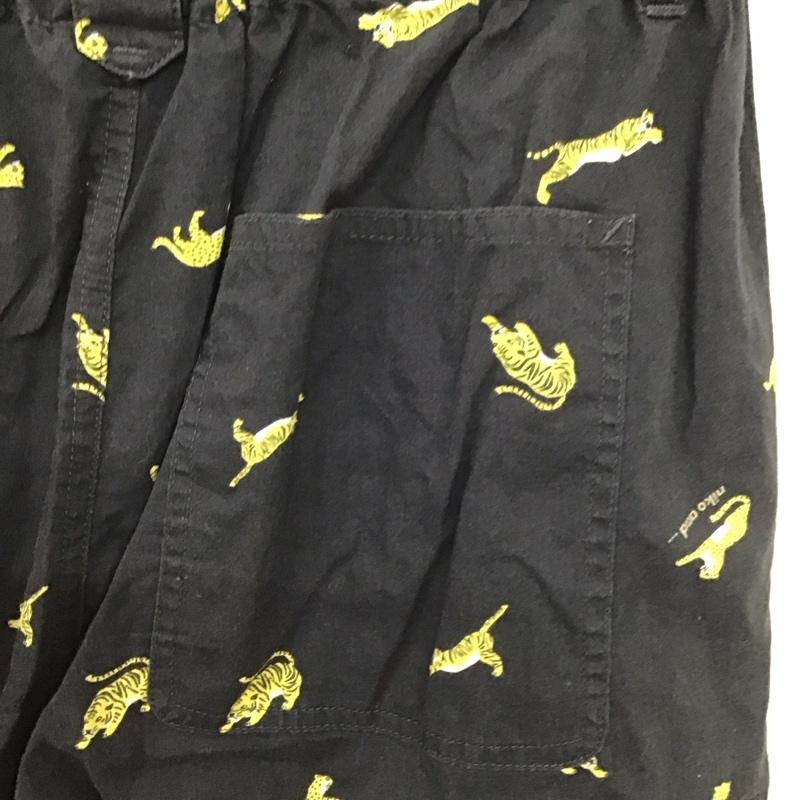 ニコアンド niko and... ボトムス ボトムス FREE 総柄 黒 / ブラック / black レディース USED 古着 中古 10158421