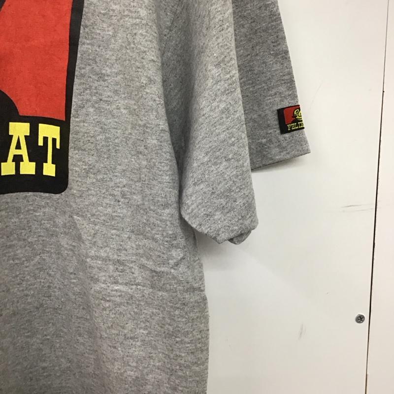古着 USED Tシャツ 半袖 半袖カットソー プリントTシャツ クルーネックカットソー M ロゴ、文字 灰 / グレー / gray メンズ USED 古着 中古 10158422
