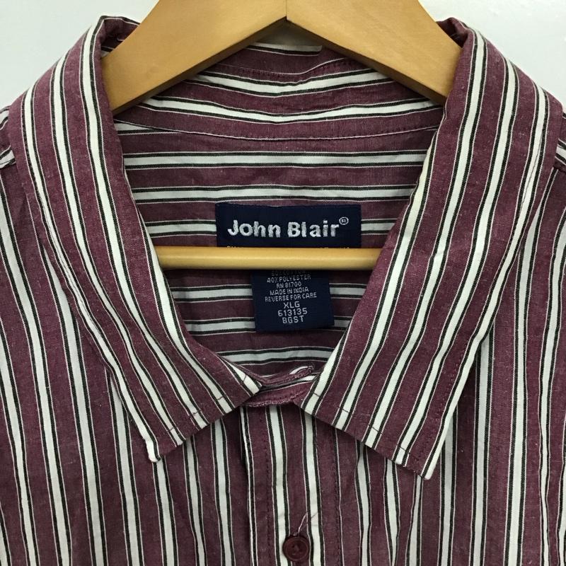 古着 USED シャツ、ブラウス 半袖 半袖シャツ ストライプシャツ ポケットシャツ XL ストライプ マルチカラー / マルチカラー / multicolor メンズ USED 古着 中古 10158423