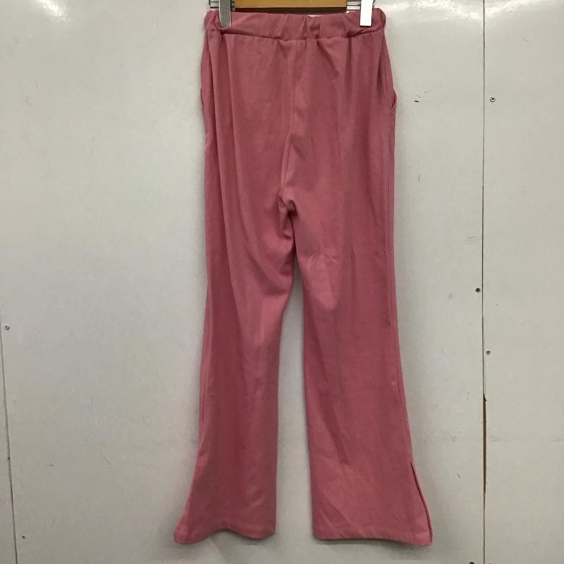 ニコアンド niko and... パンツ ワークパンツ、ペインターパンツ スウェットパンツ M 無地 桃 / ピンク / pink レディース USED 古着 中古 10158424