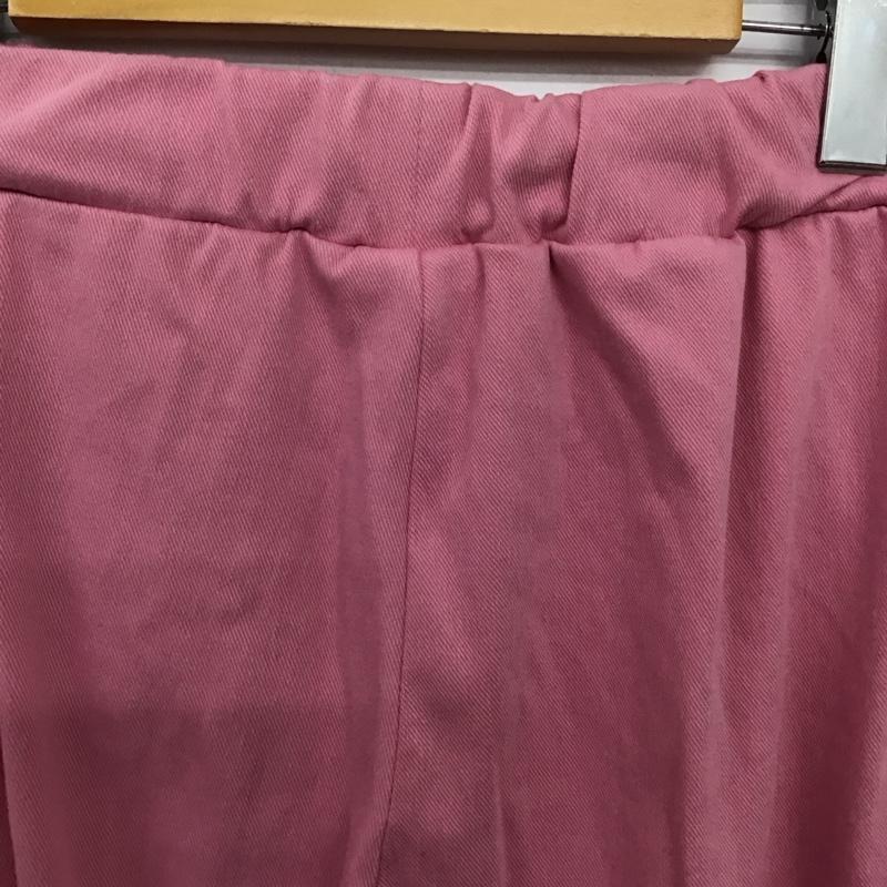 ニコアンド niko and... パンツ ワークパンツ、ペインターパンツ スウェットパンツ M 無地 桃 / ピンク / pink レディース USED 古着 中古 10158424
