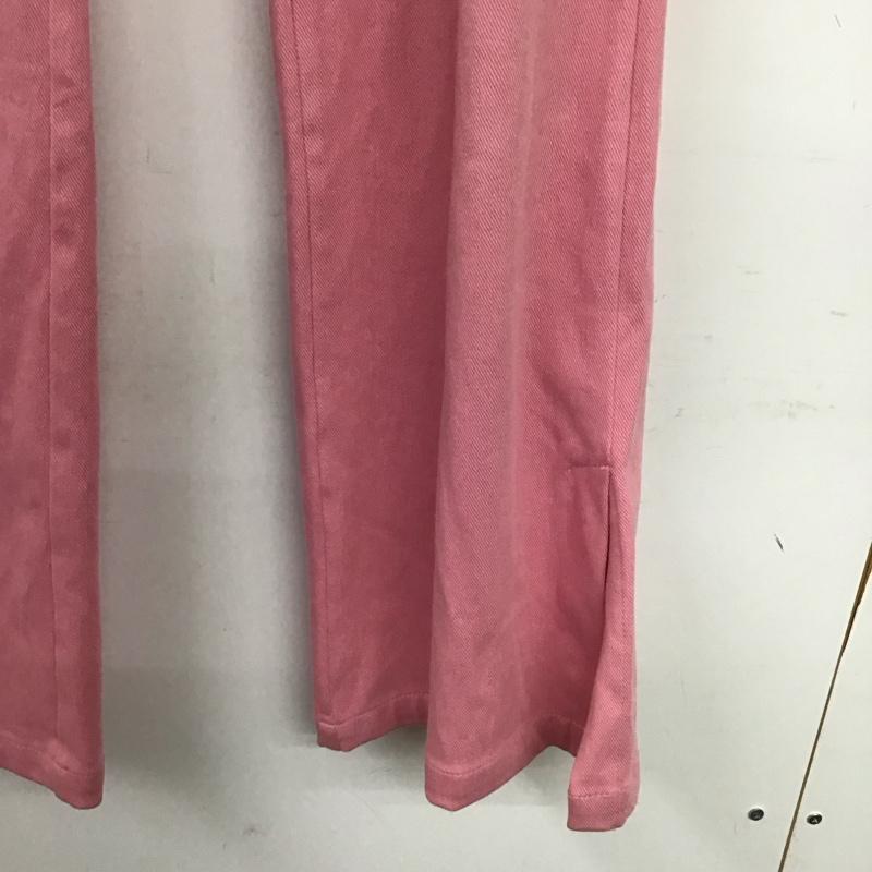 ニコアンド niko and... パンツ ワークパンツ、ペインターパンツ スウェットパンツ M 無地 桃 / ピンク / pink レディース USED 古着 中古 10158424